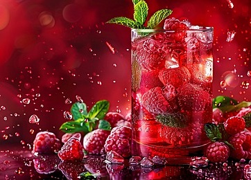 موهيتو توت احمر