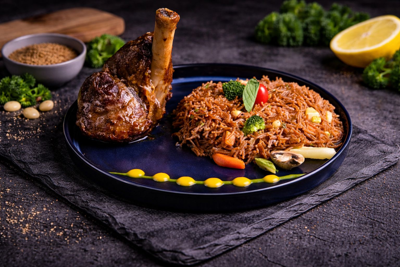 موز لحم غنم